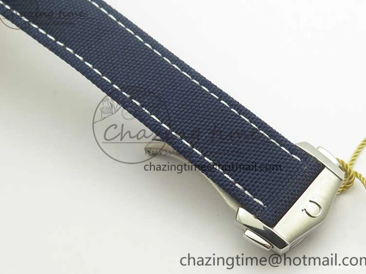 0220 EasyCare Aqua Terra Master Ryder Cup Edition VSF 1:1 Best Edition White Textured Dial on Blue Nylon Strap A8500 Super Clone 8016